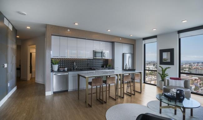 Beautiful kitchens with designer finishes a kitchen with a large island