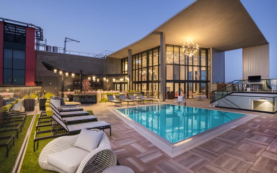 Shift rooftop pool and lounge